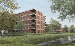Nieuwbouw 60 sociale huurappartementen Burgemeester van Welderenstraat in volle gang, Giesbers