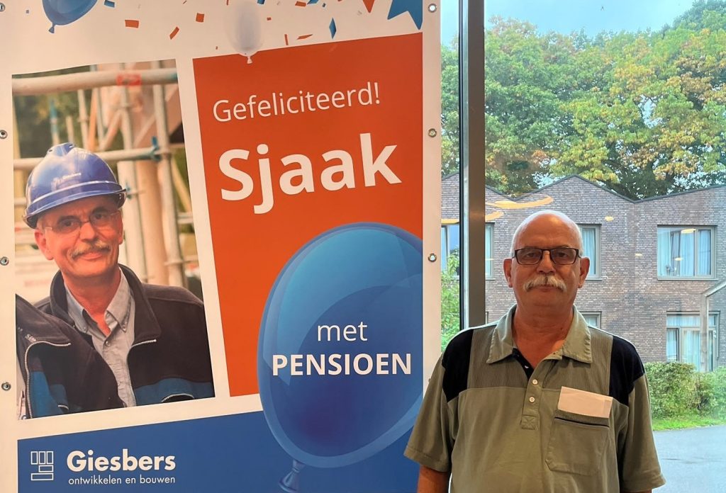 Na 49 jaar neemt Sjaak Lammers afscheid van Giesbers, Giesbers
